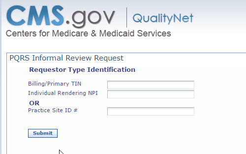 PQRS Informal Review